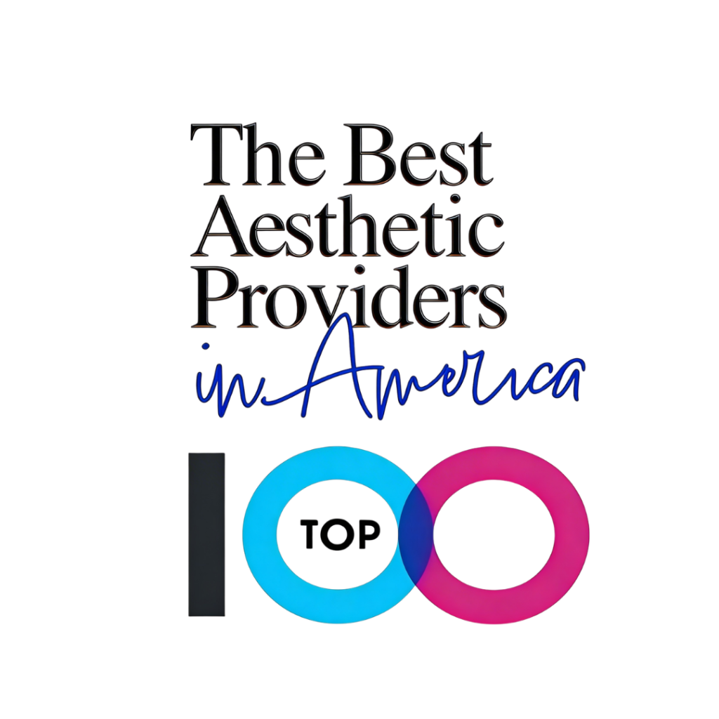 Award graphic for "The Best Aesthetic Providers in America